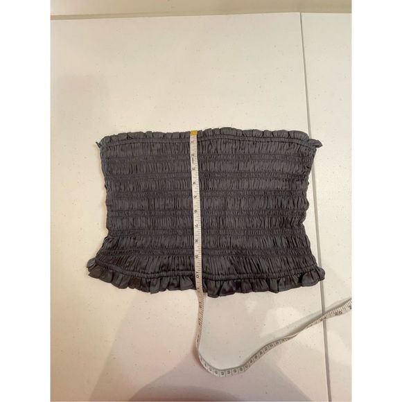 Free People Intimately tube top gray stretchy NWOT small - Picture 4 of 5